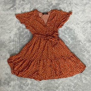 Flowy Polka Dot Dress
